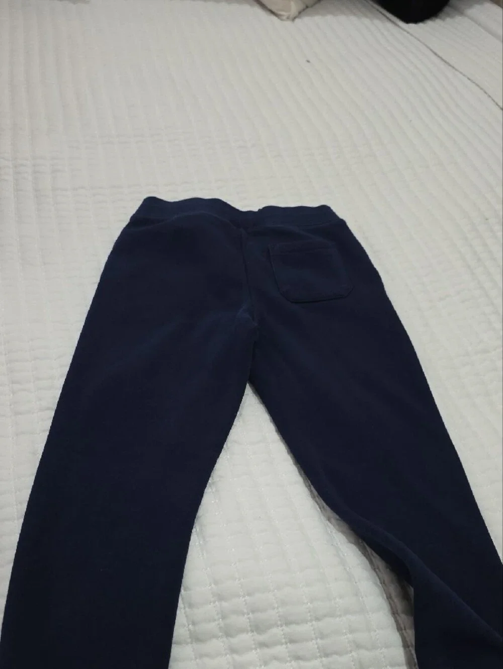 Polo by Ralph Lauren Navy Sweat Joggers with Orange Logo - Picture 4 of 4